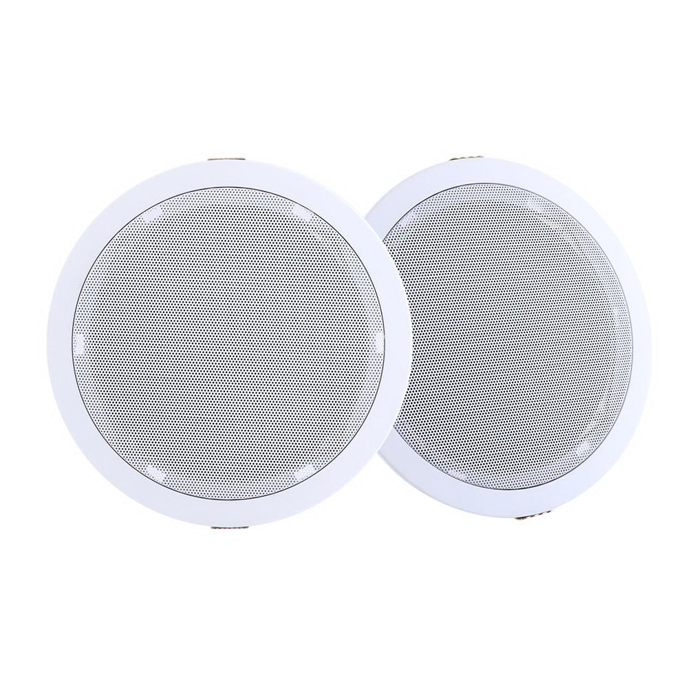 Premium 2 Pack 6 Inch In Ceiling Speakers 80W Home Theatre Audio