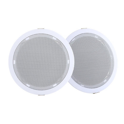 Premium 2 Pack 6 Inch In Ceiling Speakers 80W Home Theatre Audio
