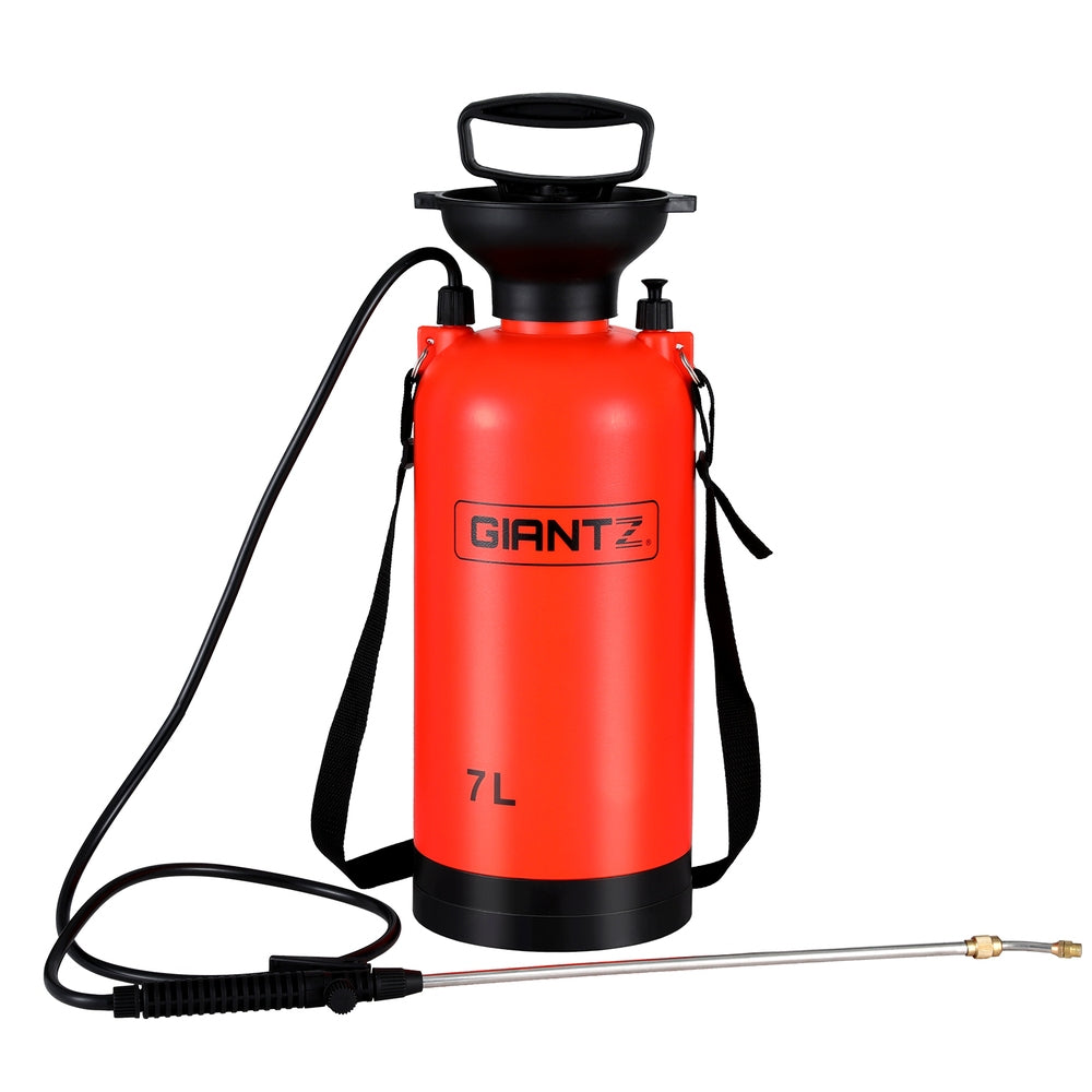 Giantz 7L Pressure Sprayer - Multi-functional Garden & Home Use, Heavy-duty Strap - SuperSaverAU - view 7