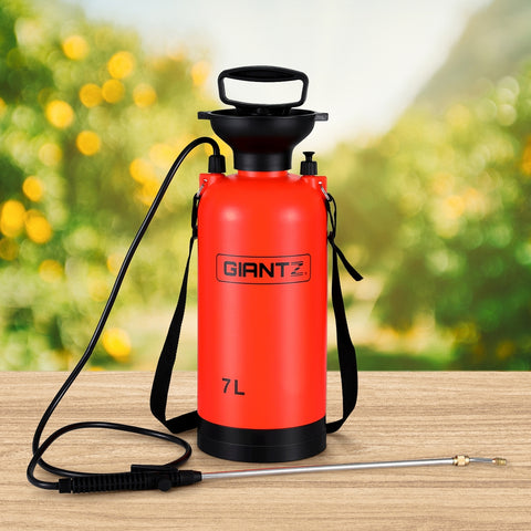 Giantz 7L Pressure Sprayer - Multi-functional Garden & Home Use, Heavy-duty Strap - SuperSaverAU - view 1