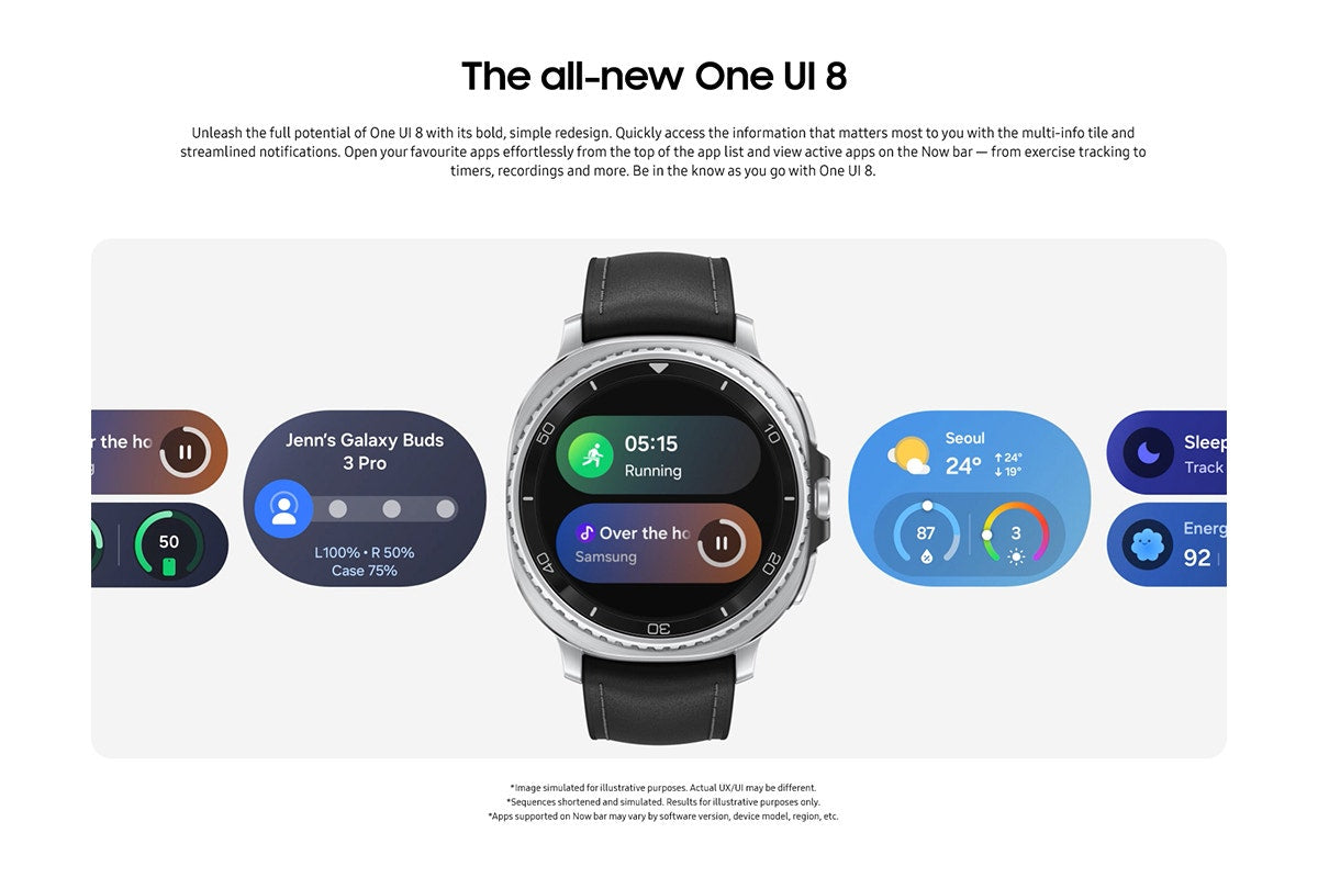 Samsung Galaxy Watch8 Classic (46mm, LTE, White)