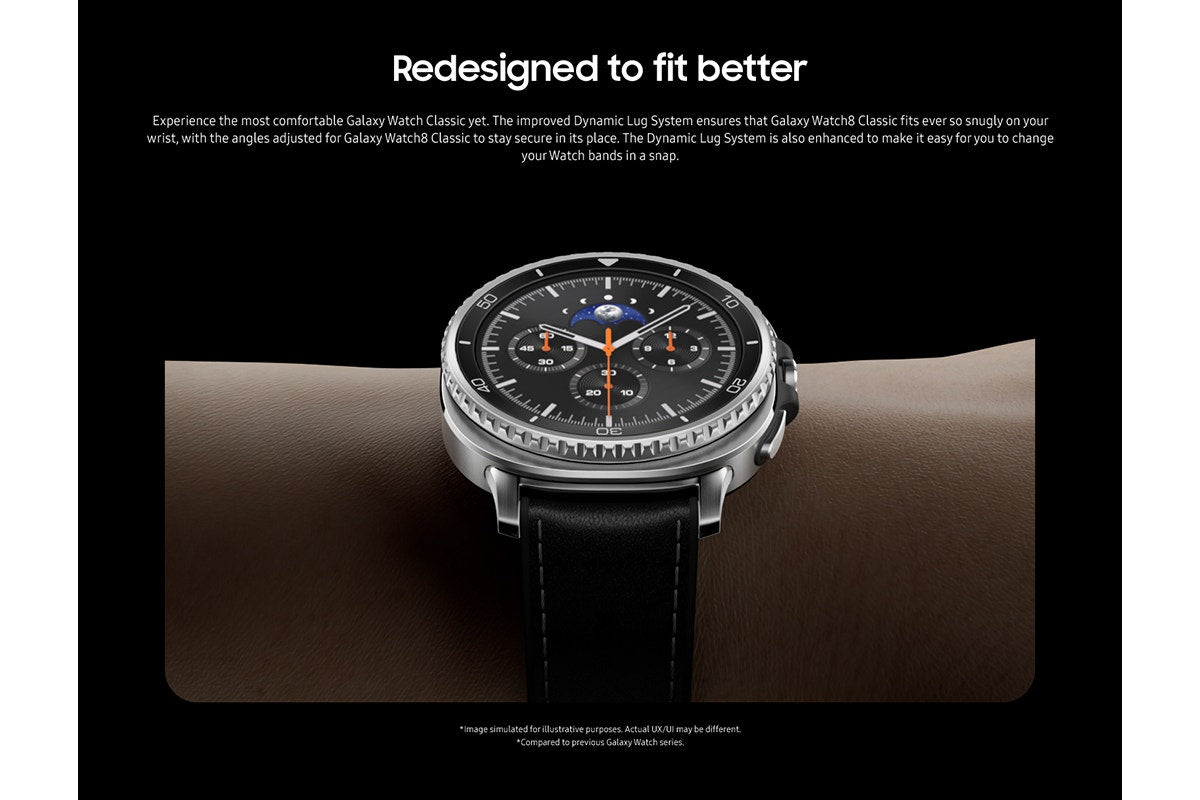 Samsung Galaxy Watch8 Classic (46mm, Bluetooth, White)