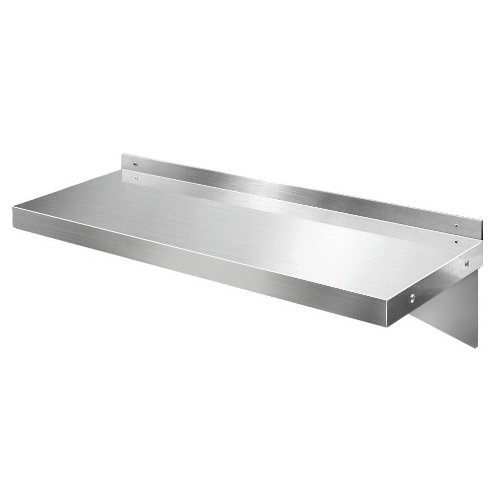 Cefito 900mm Stainless Steel Wall Shelf - Heavy-Duty, Rust-Proof, Easy Install - SuperSaverAU - view 1