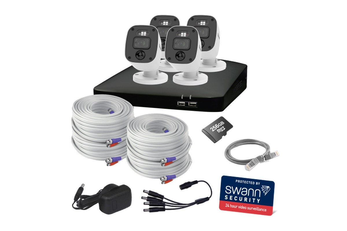 Swann Home 8 Channel 2K DVR 4x Camera Security System with Mic and 256GB SD Card - SWDVK-8468542 - SuperSaverAU - view 11