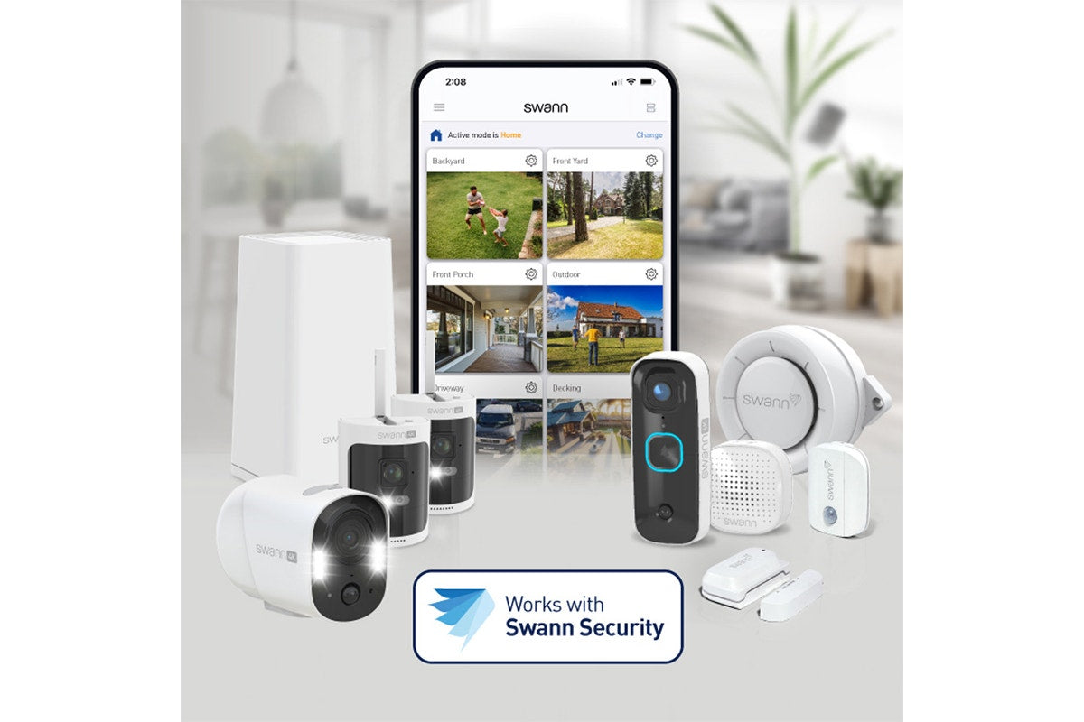Swann Home 8 Channel 2K DVR 4x Camera Security System with Mic and 256GB SD Card - SWDVK-8468542 - SuperSaverAU - view 7