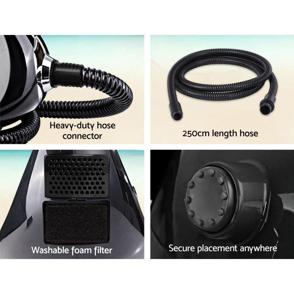 Professional Spray Tan Machine Sunless Tanning Gun Kit HVLP System Black - SuperSaverAU - view 5