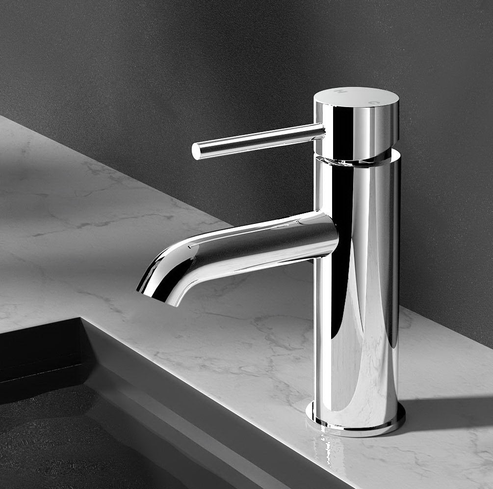 Cefito Bathroom Basin Mixer Tap Round Brass Faucet Vanity Laundry Chrome - SuperSaverAU - view 8