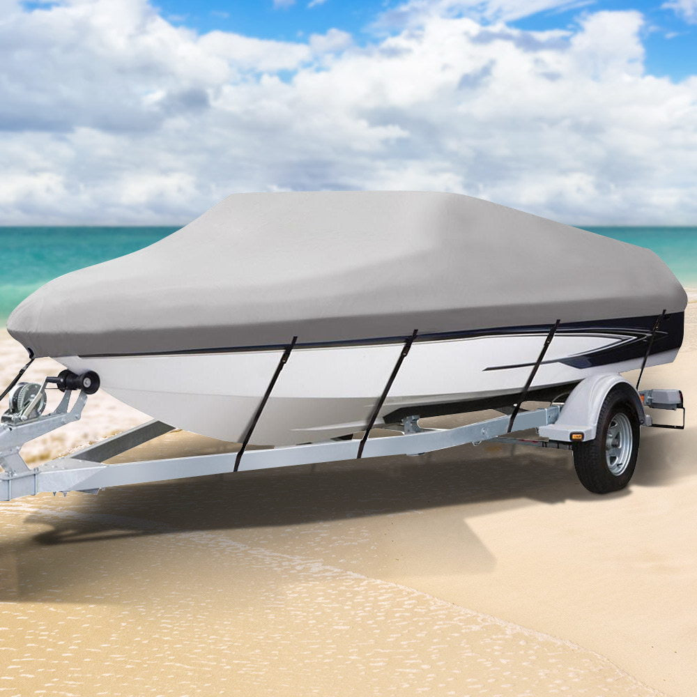 Seamanship 16-18.5ft Boat Cover, 600D Polyester, UV & Mildew Resistant, 94" Beam Width - SuperSaverAU - view 6