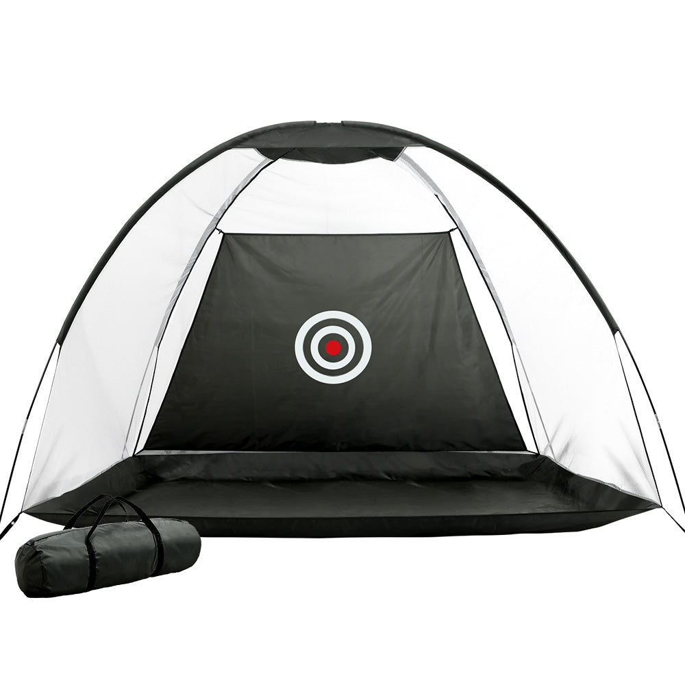 Everfit Golf Practice Net 3M Portable Training Aid Black - Durable, Easy Setup - SuperSaverAU - view 1