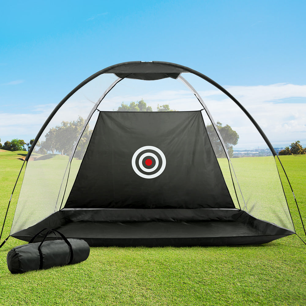 Everfit Golf Practice Net 3M Portable Training Aid Black - Durable, Easy Setup - SuperSaverAU - view 8