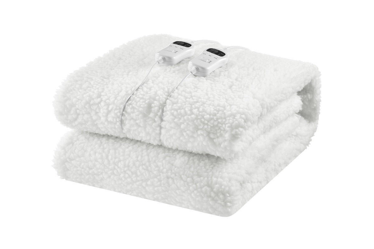 Kogan Multi-Zone Sherpa Fitted Electric Blanket (King)