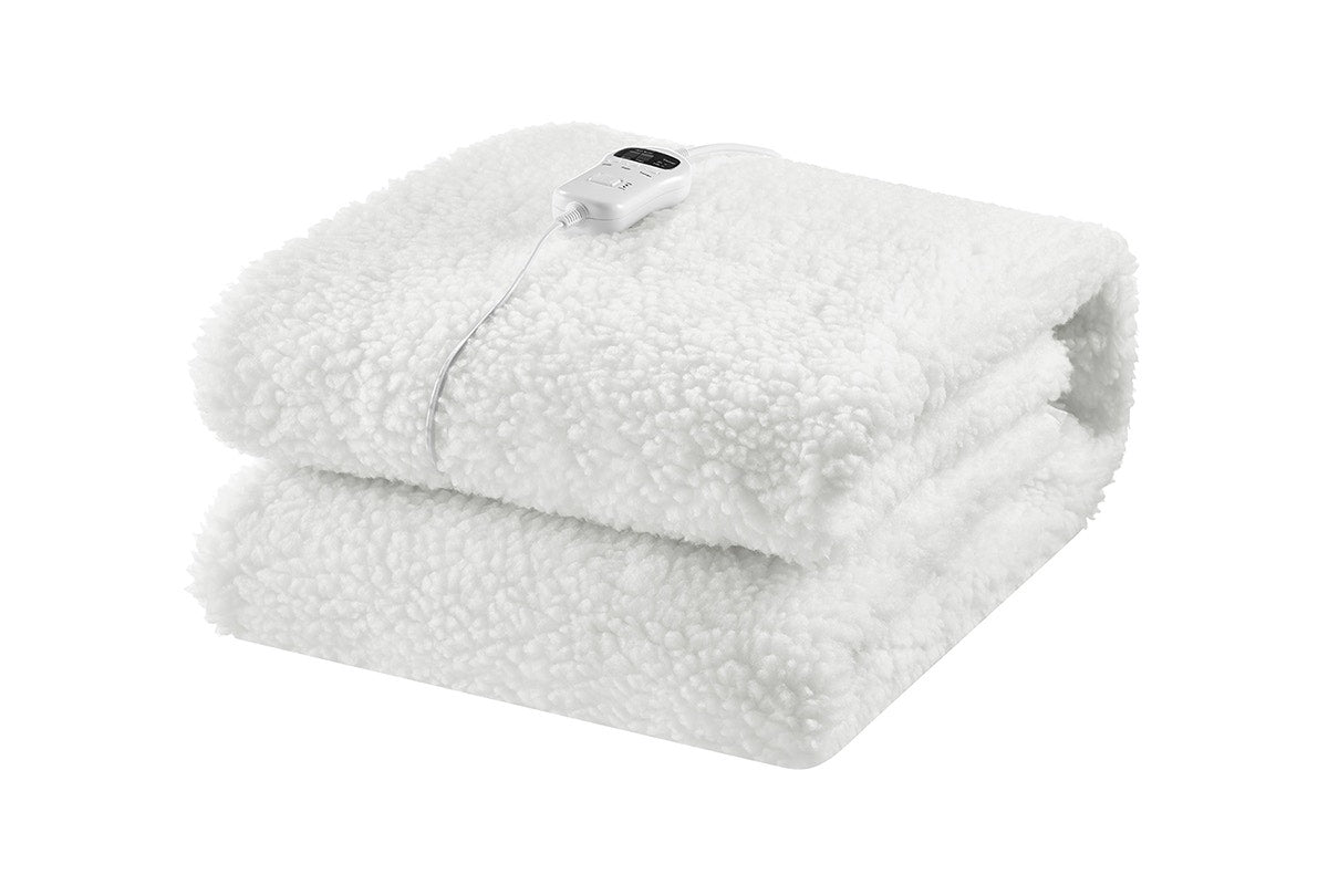 Kogan Multi-Zone Sherpa Fitted Electric Blanket (Single)