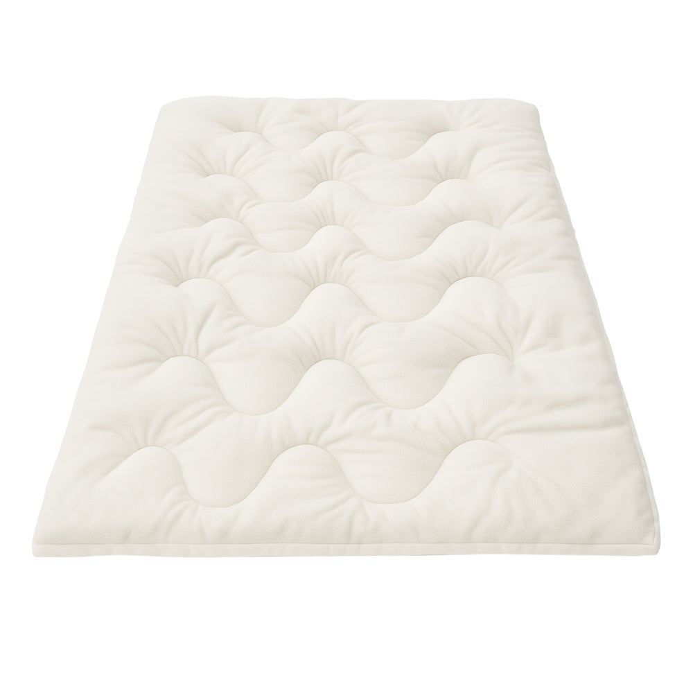 Giselle 5cm Double-Sided Mattress Topper - Cooling & Coral Fleece, Single - SuperSaverAU - view 4