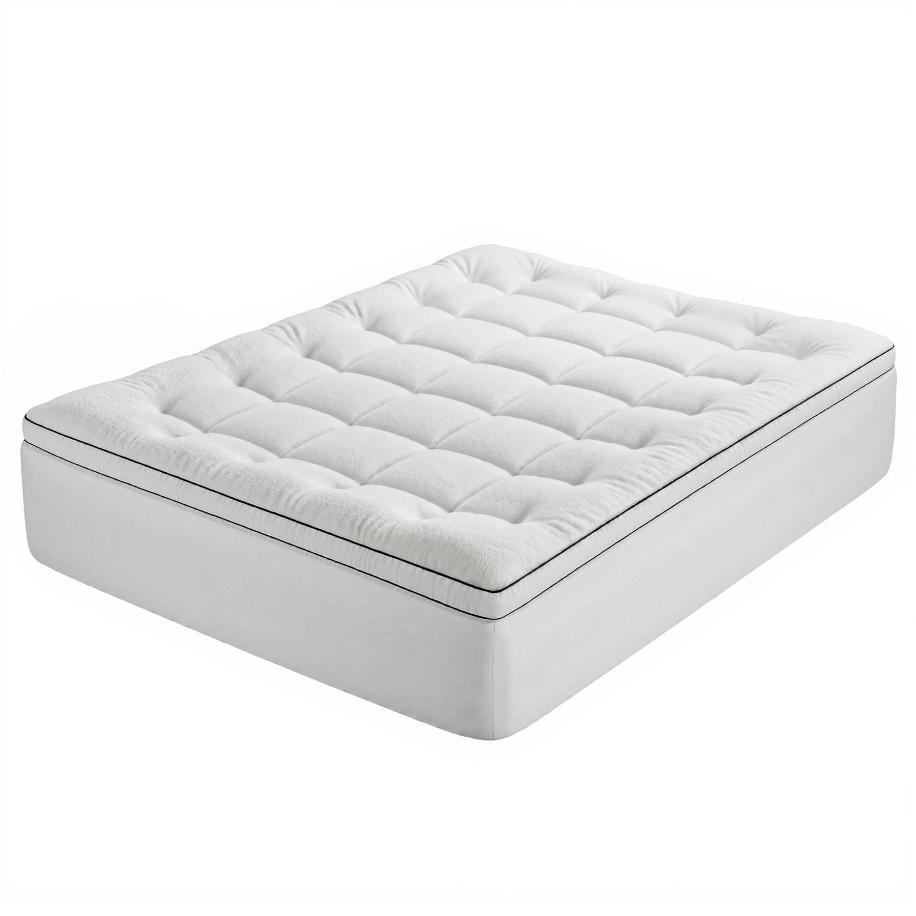 Giselle Bedding Coral Fleece Mattress Topper 5cm - Queen
