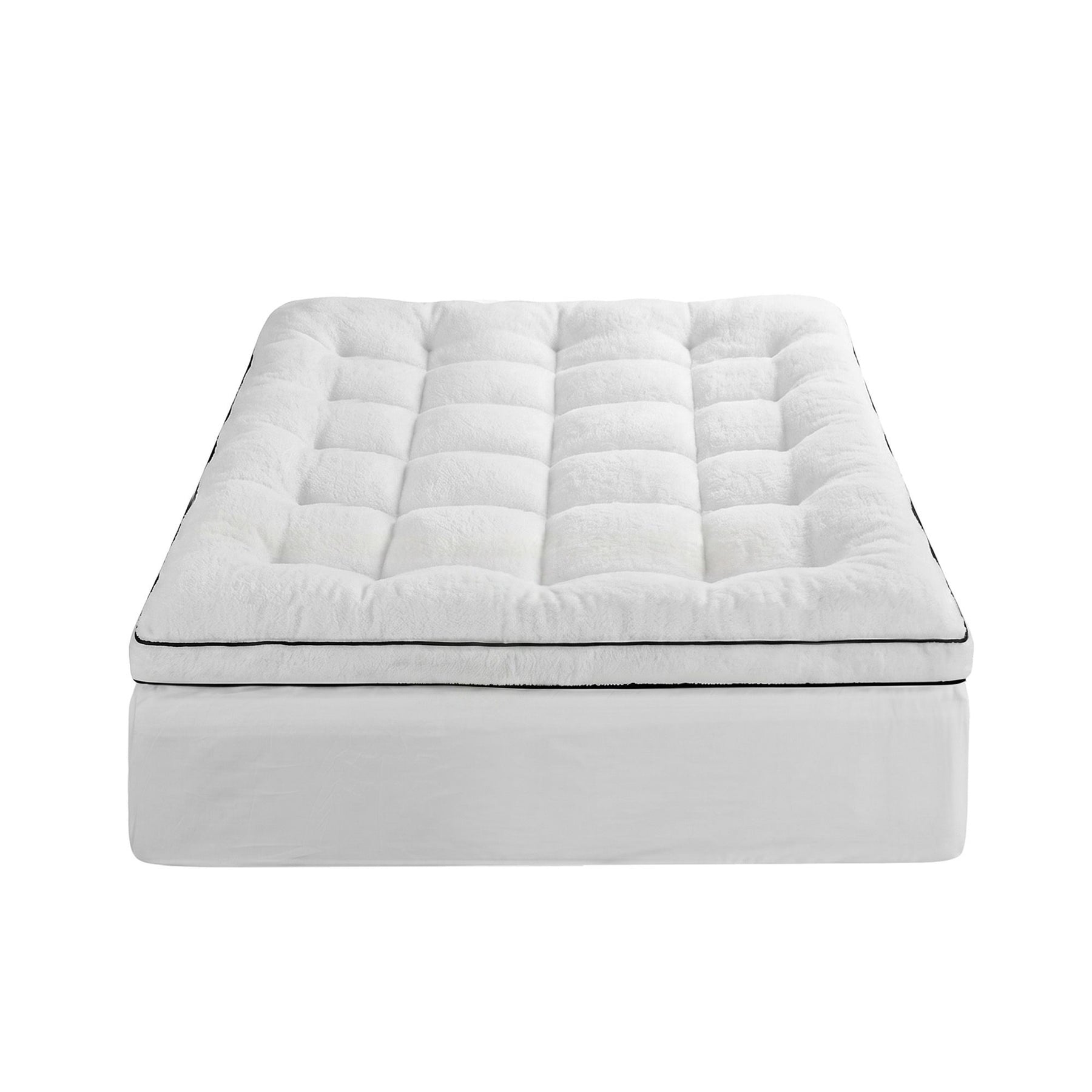 Giselle Bedding Coral Fleece Mattress Topper 5cm - Single