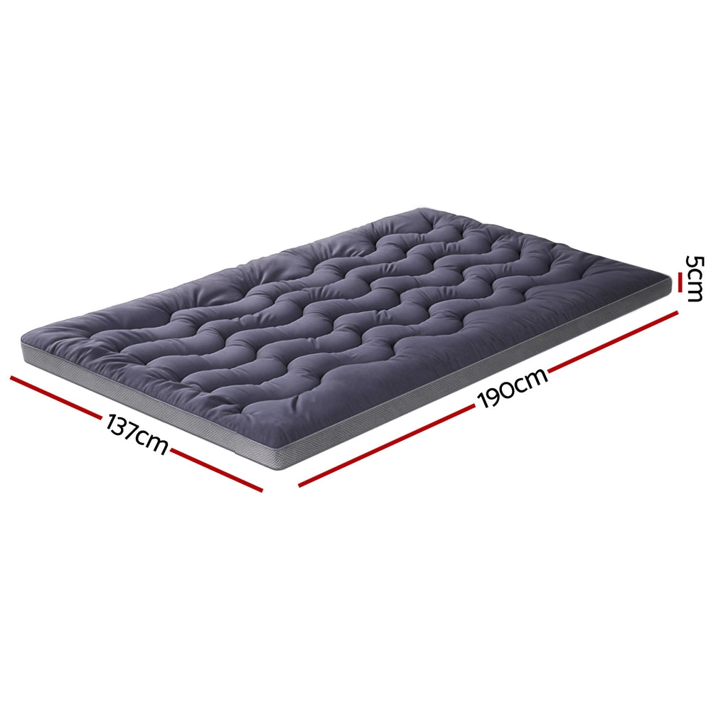 Giselle 5cm Bamboo Charcoal Mattress Topper - Double Size - SuperSaverAU - view 3