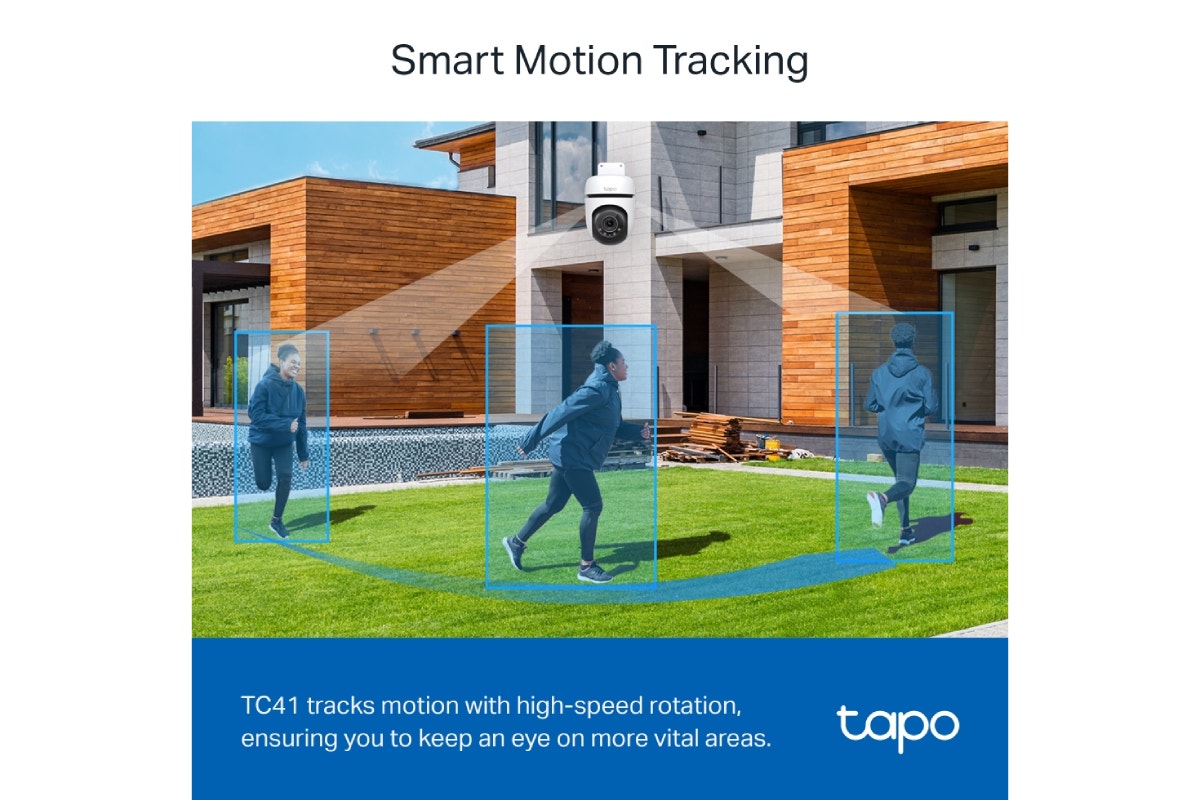 TP-Link Outdoor Pan/Tilt Security Wi-Fi Camera (TC41)