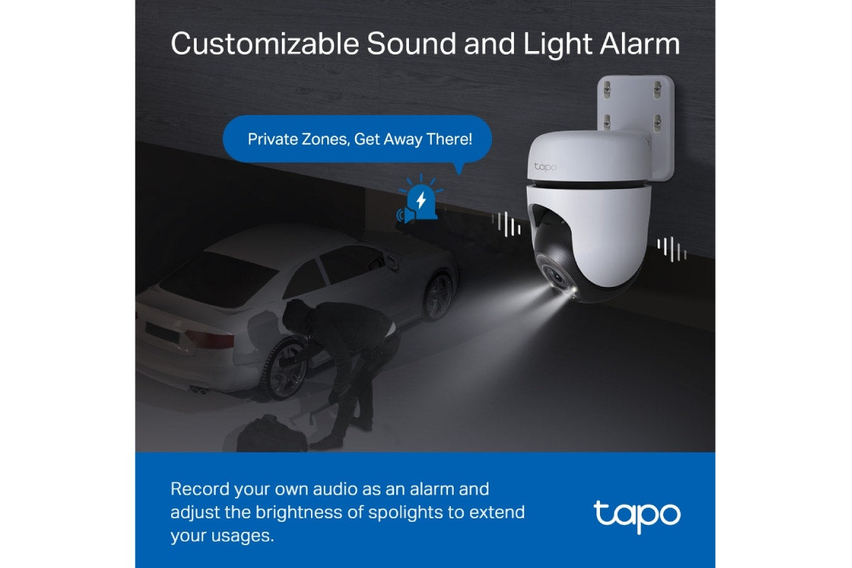 TP-Link Outdoor Pan/Tilt Security Wi-Fi Camera (TC41)