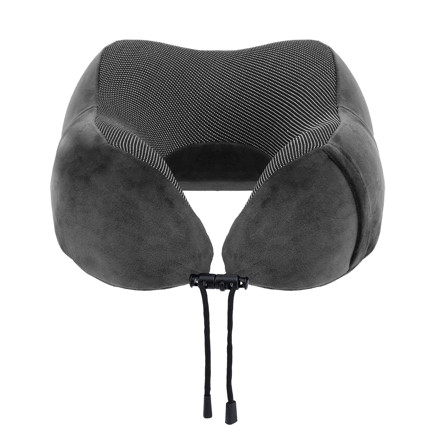 Wanderlite Memory Foam Travel Pillow – Grey with Washable Cover