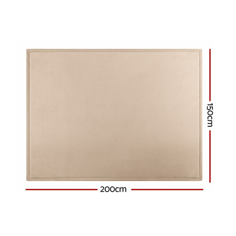 Artiss Tatami Mat Floor Mattress – Beige 150 x 200cm, 3cm Foam Anti-Slip Backing