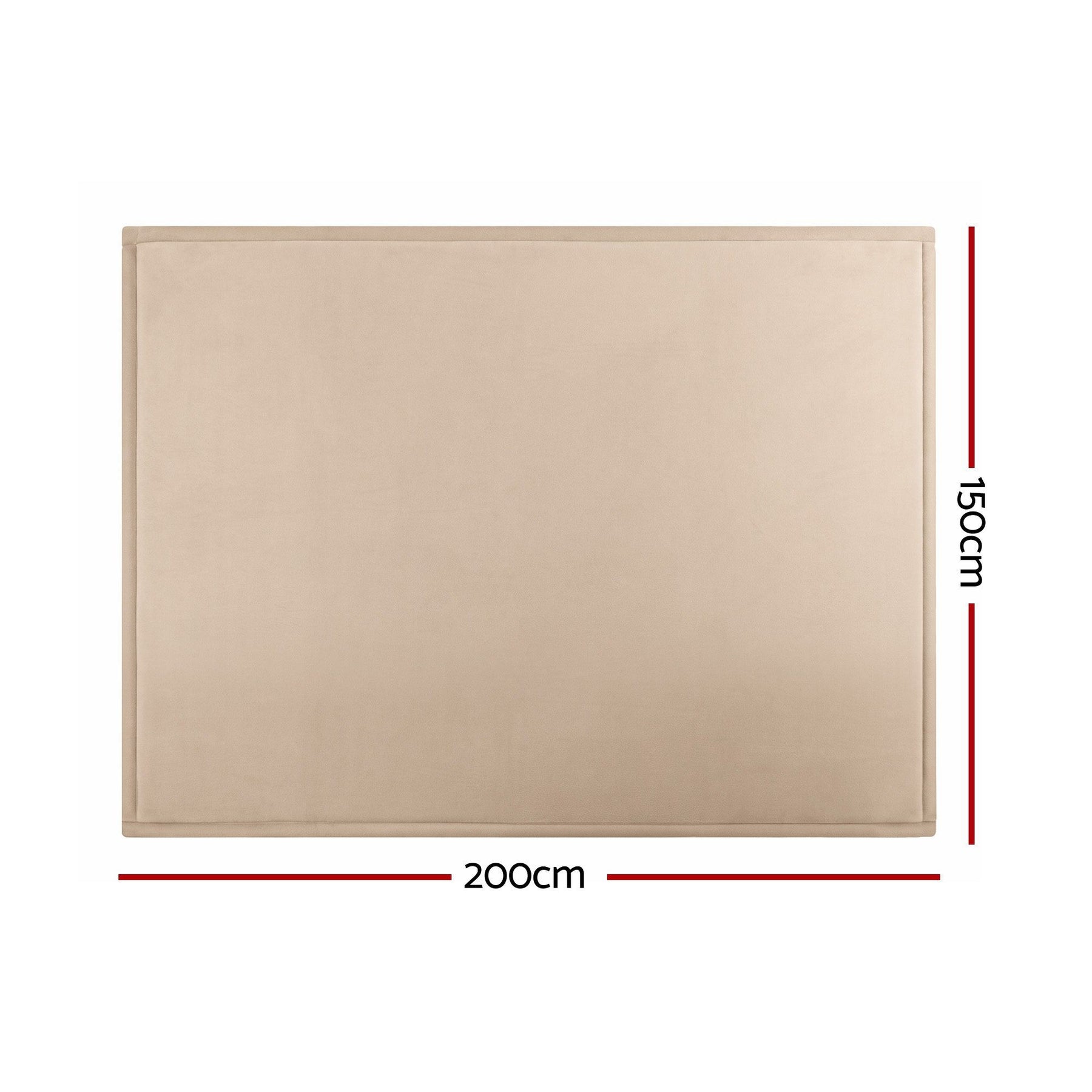 Artiss Tatami Mat Floor Mattress – Beige 150 x 200cm, 3cm Foam Anti-Slip Backing