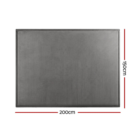 Artiss Tatami Mat Floor Mattress – Grey 150 x 200cm, 3cm Foam Anti-Slip Backing