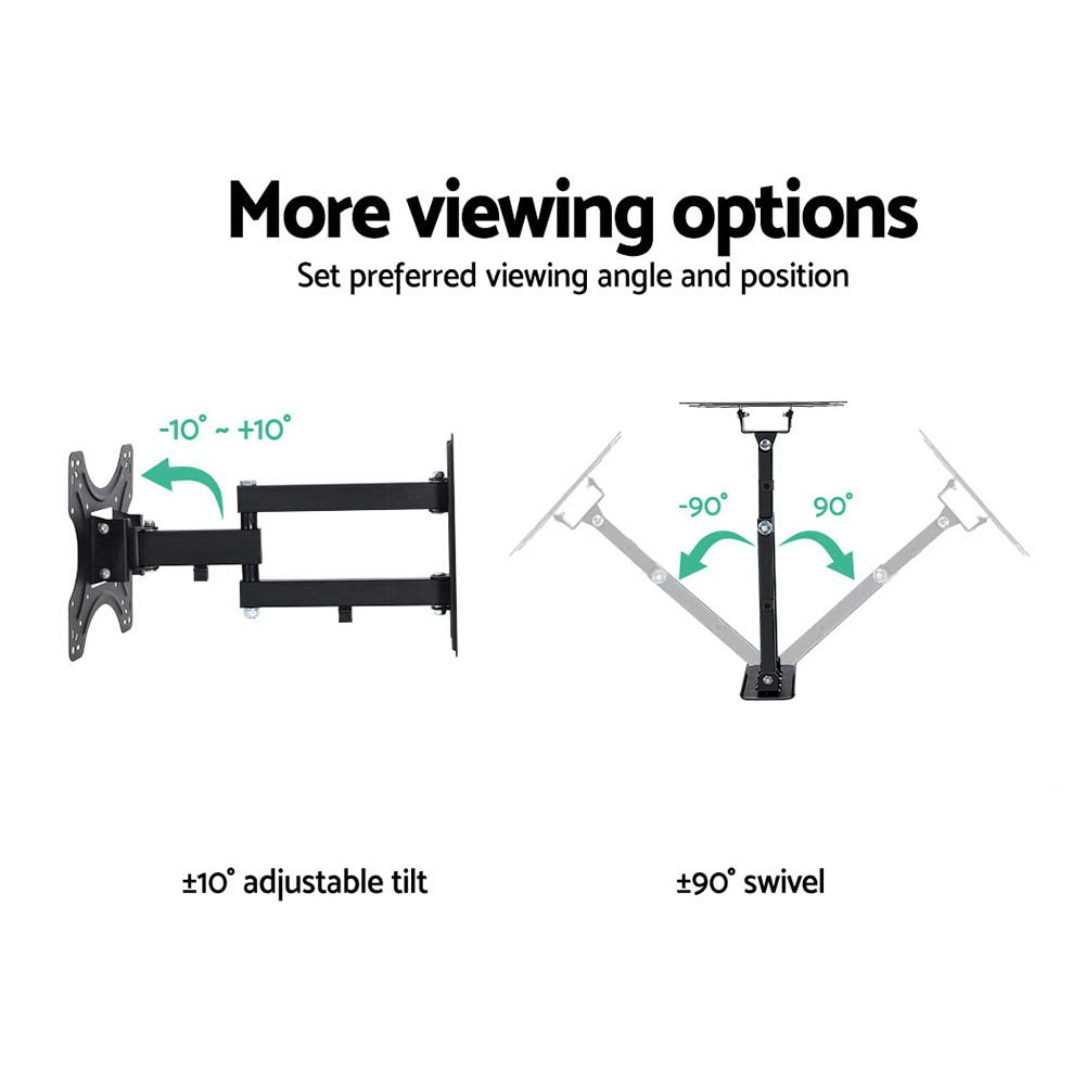 Artiss TV Wall Mount Bracket for 17"-42" TVs, Full Motion, Tilt & Swivel - SuperSaverAU - view 4