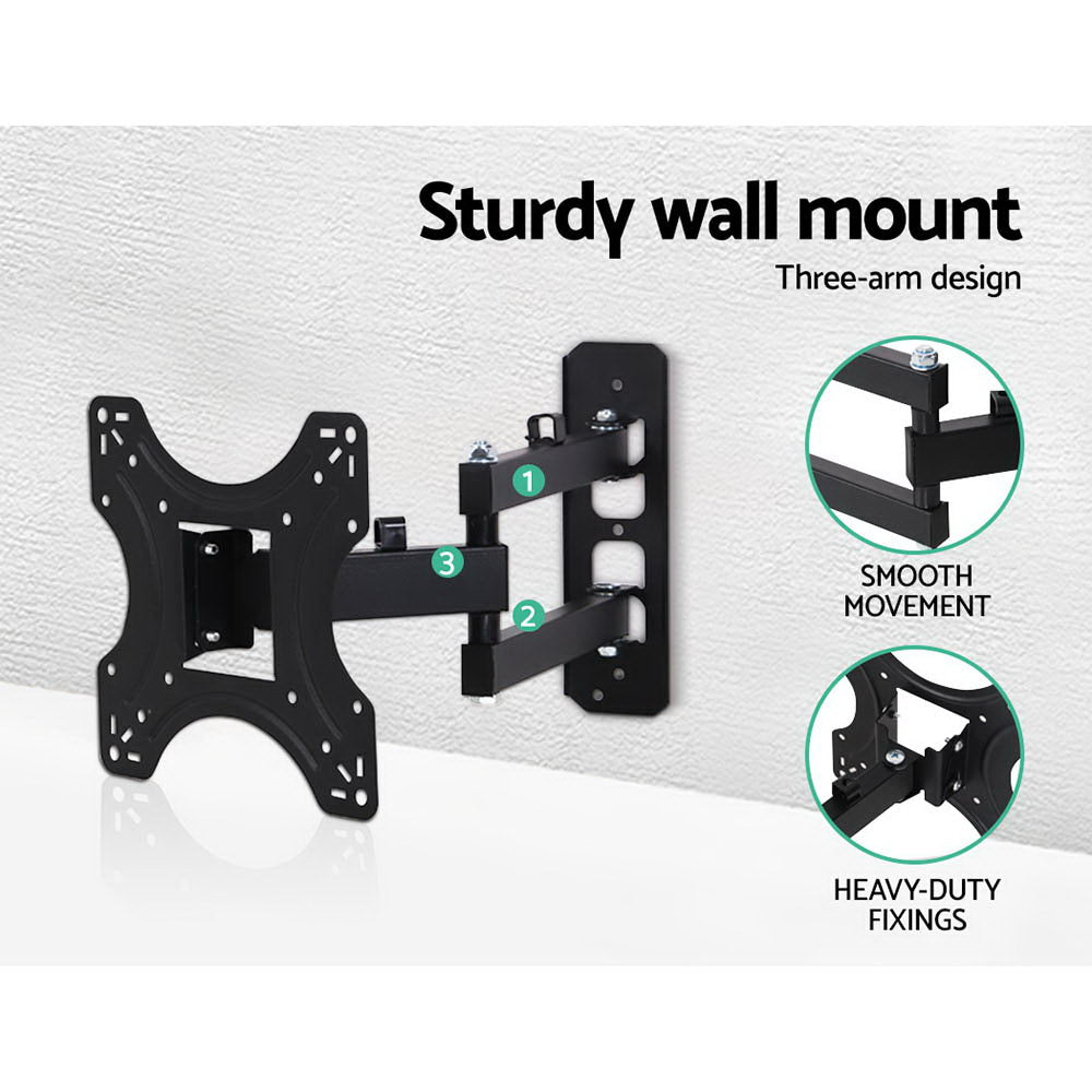 Artiss TV Wall Mount Bracket for 17"-42" TVs, Full Motion, Tilt & Swivel - SuperSaverAU - view 5