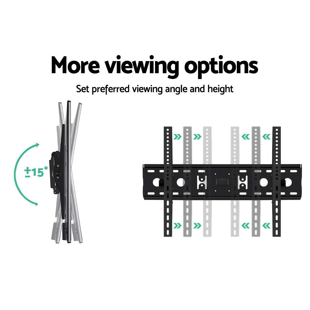 Artiss TV Wall Mount Bracket for 32"-70" LED LCD TVs Tilt Slim Flat Low Profile - SuperSaverAU - view 4