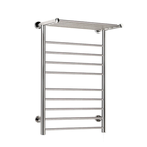 Devanti Electric Heated Towel Rail Rack 14 Bars Wall Mounted 40-50°C, Quick Heat - SuperSaverAU - view 1