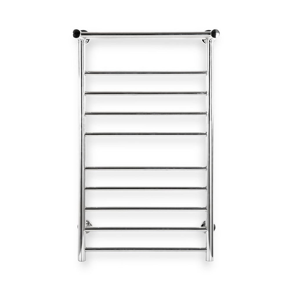 Devanti Electric Heated Towel Rail Rack 14 Bars Wall Mounted 40-50°C, Quick Heat - SuperSaverAU - view 3
