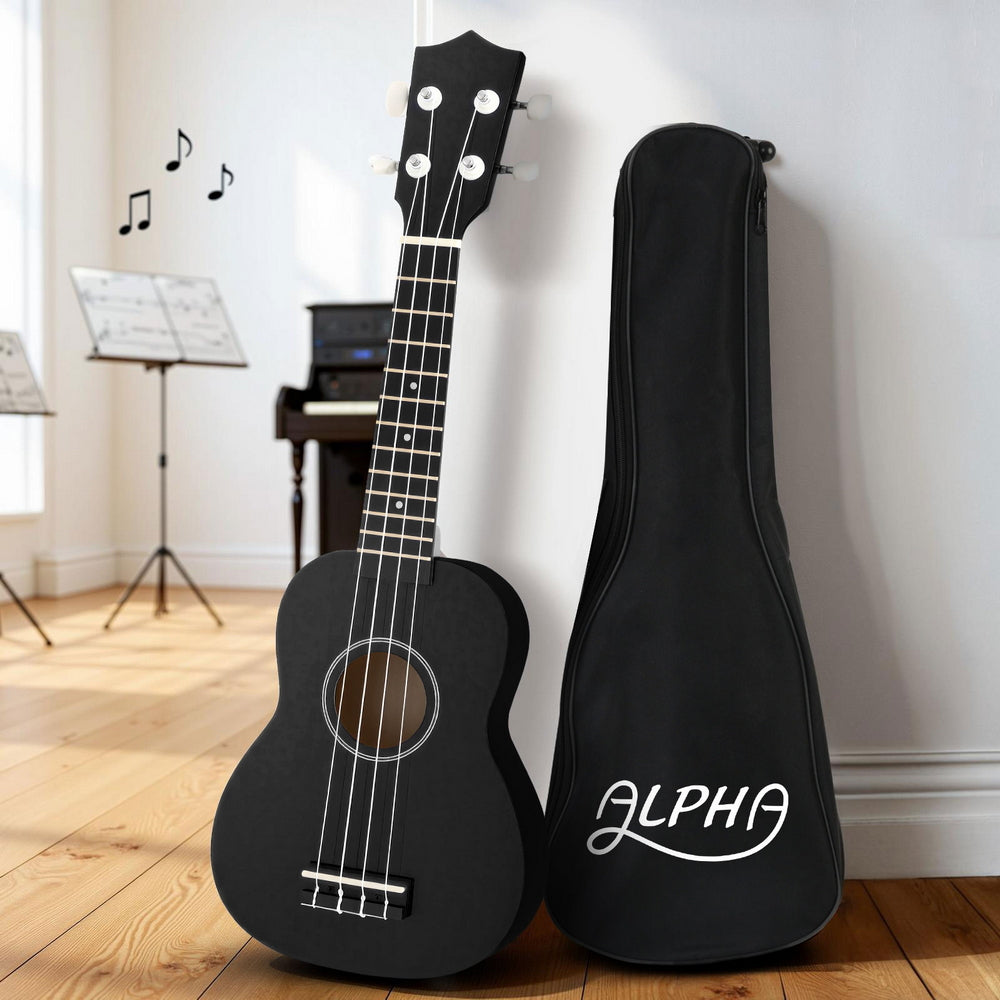 Alpha 21-Inch Basswood Beginner Ukulele - Natural