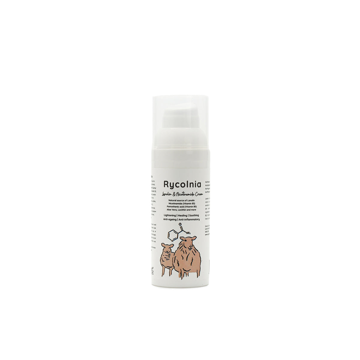 Rycolnia Lanolin & Nicotinamide Cream 50g - Brightening Formula - SuperSaverAU - view 5