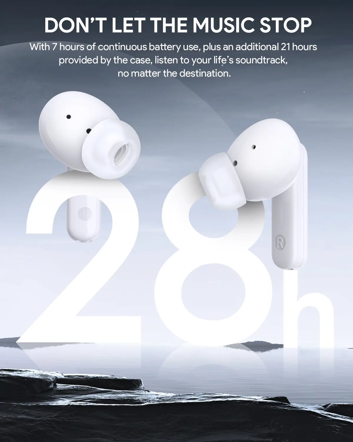 Aukey True Wireless Earbuds EP-M1S - Active Noise Cancellation - SuperSaverAU - view 2