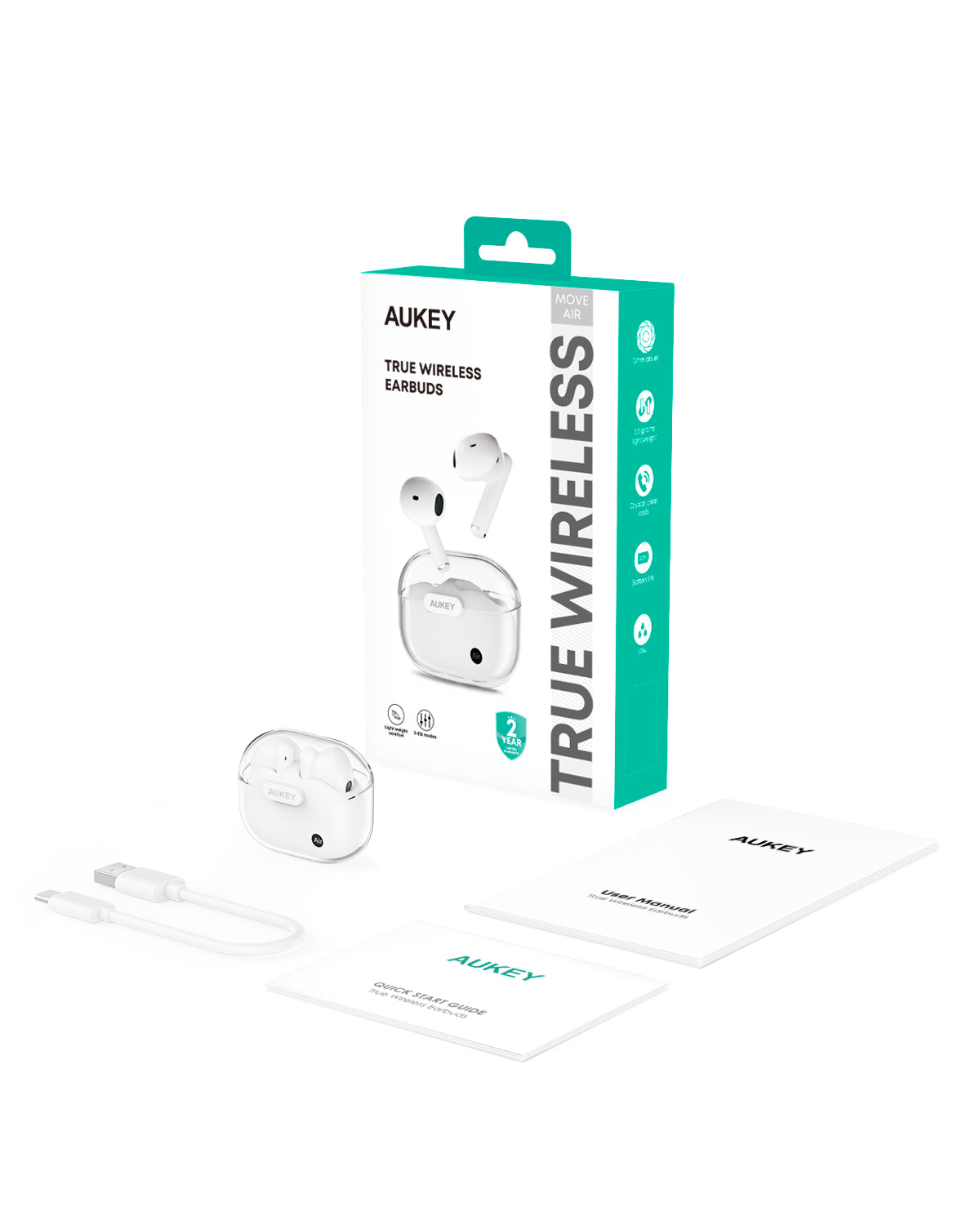 Aukey EP-M2 True Wireless Earbuds with Superior Audio - SuperSaverAU - view 12