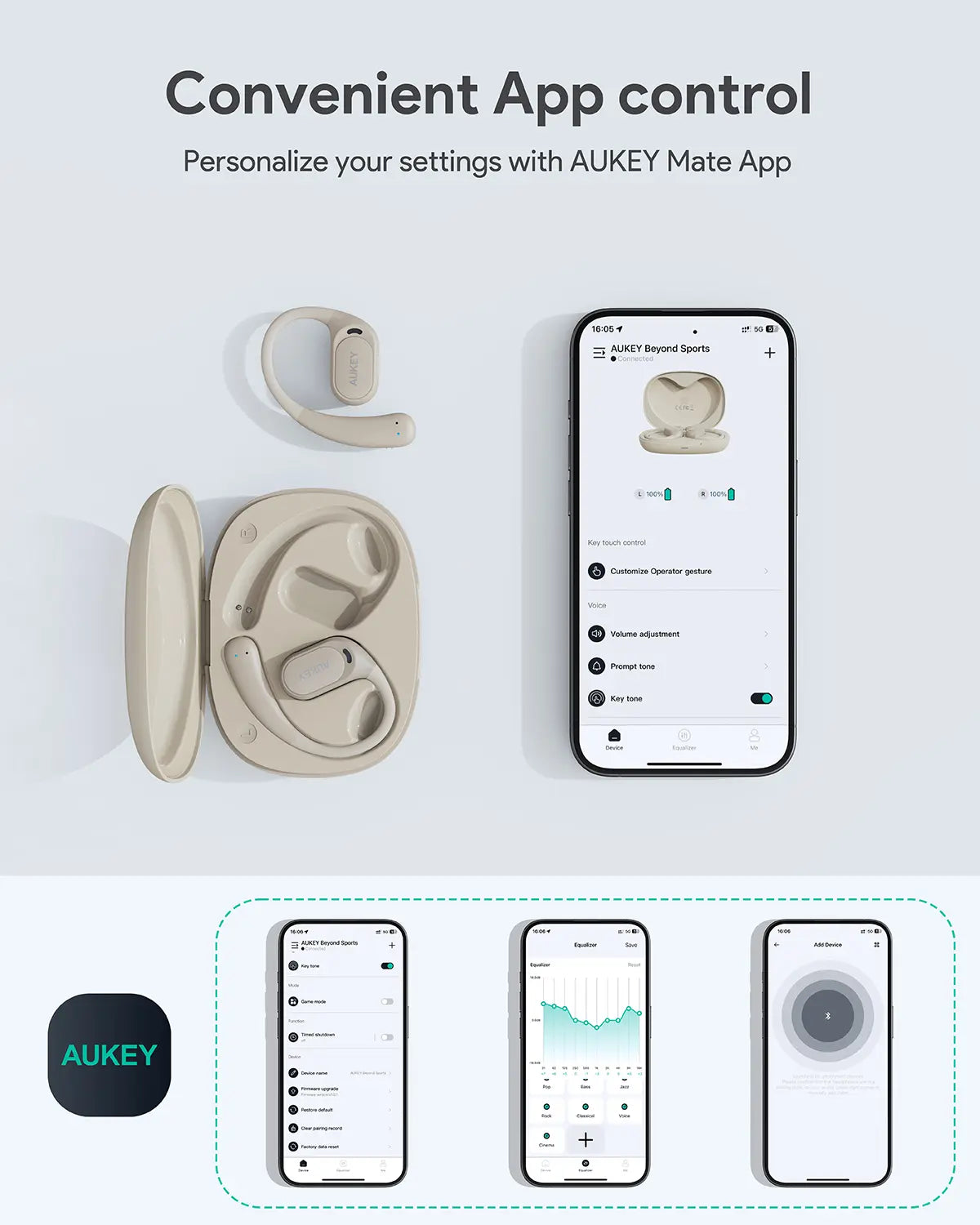 Aukey Open-Ear True Wireless Earbuds for Sports EP-S1 - SuperSaverAU - view 10