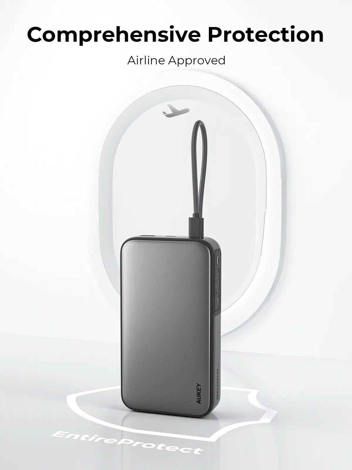 Aukey Spark Sling 20000 Power Bank with USB-C Cable PB-Y48