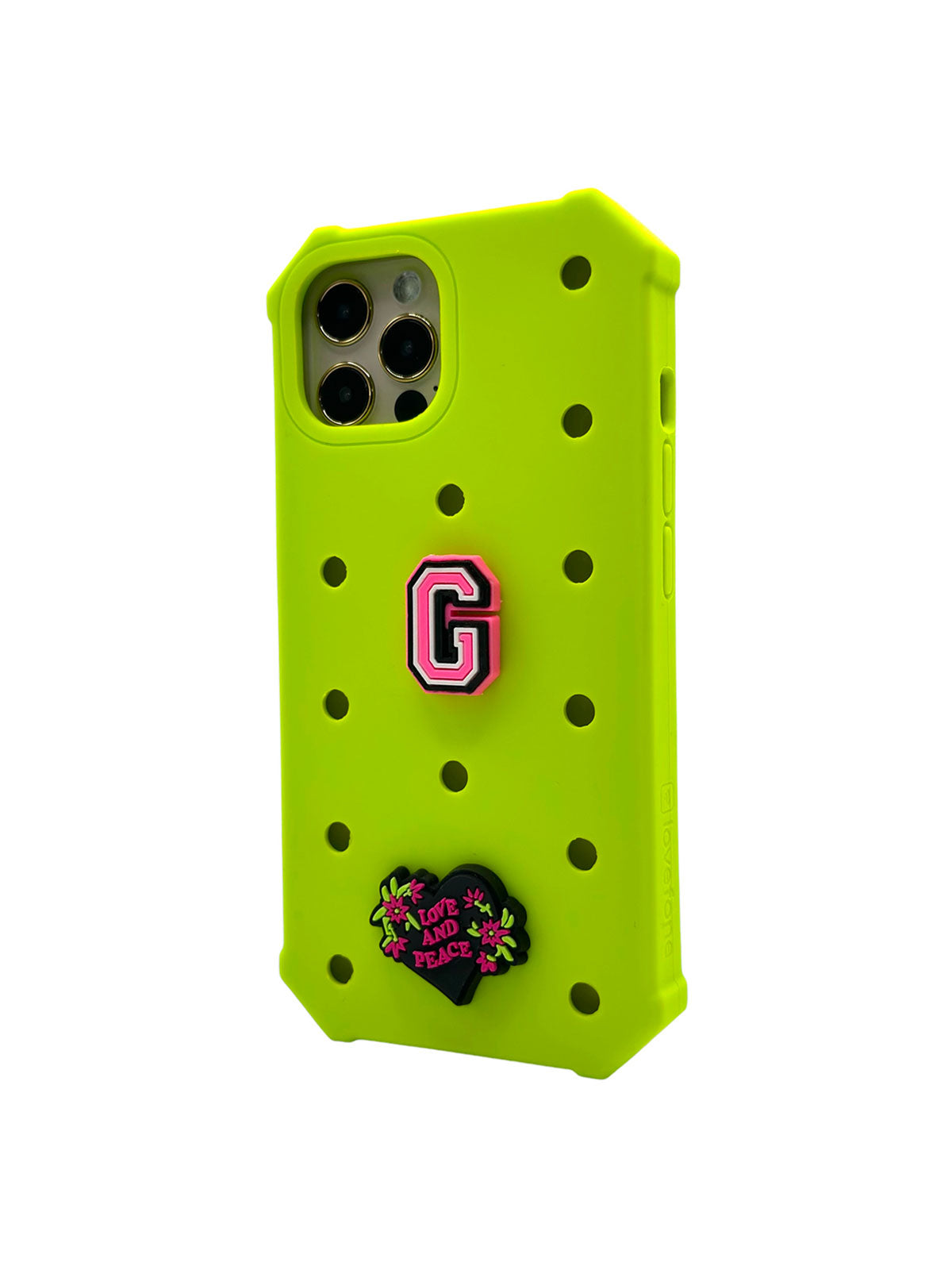 Lovefone Kids Silicone Case for iPhone 15 Pro Max - Acid Green - SuperSaverAU - view 1