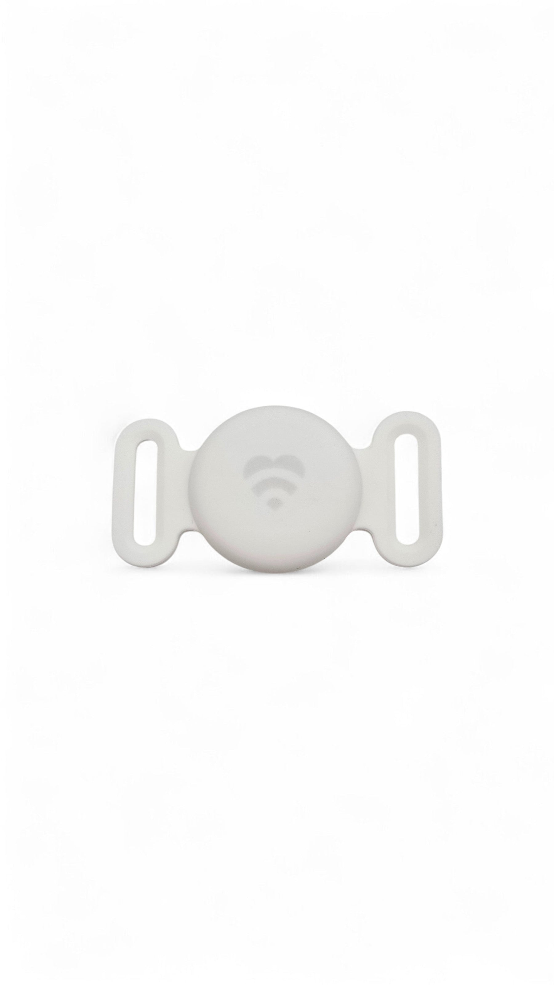 Lovefone Find My Tag Pet Holder - White, Silicone, Waterproof, Fits Apple AirTag - SuperSaverAU - view 1