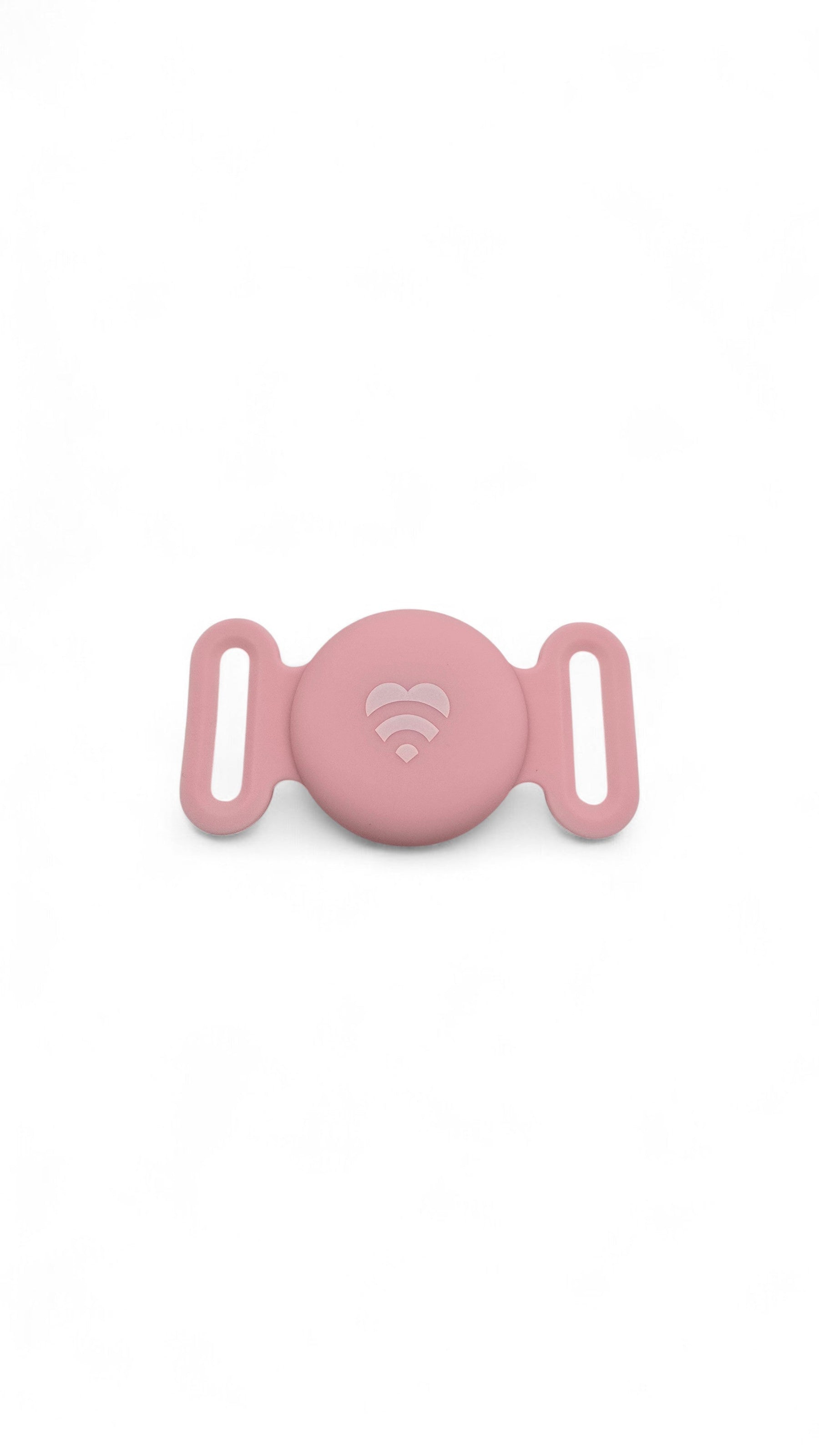Lovefone Find My Tag Pet Holder - Pink, Silicone, Waterproof, Fits Apple AirTag - SuperSaverAU - view 1