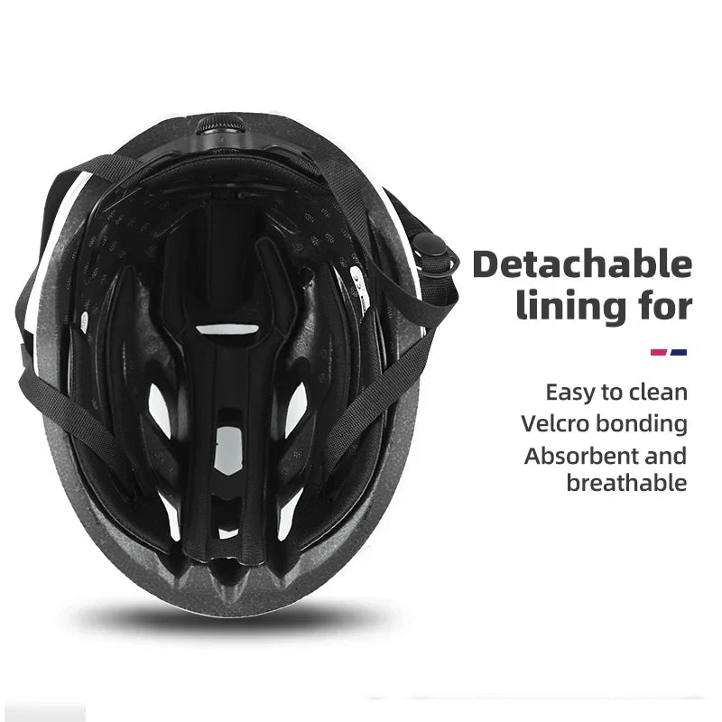 Premium Red Lightweight Adult Bicycle Helmet with Adjustable Fit