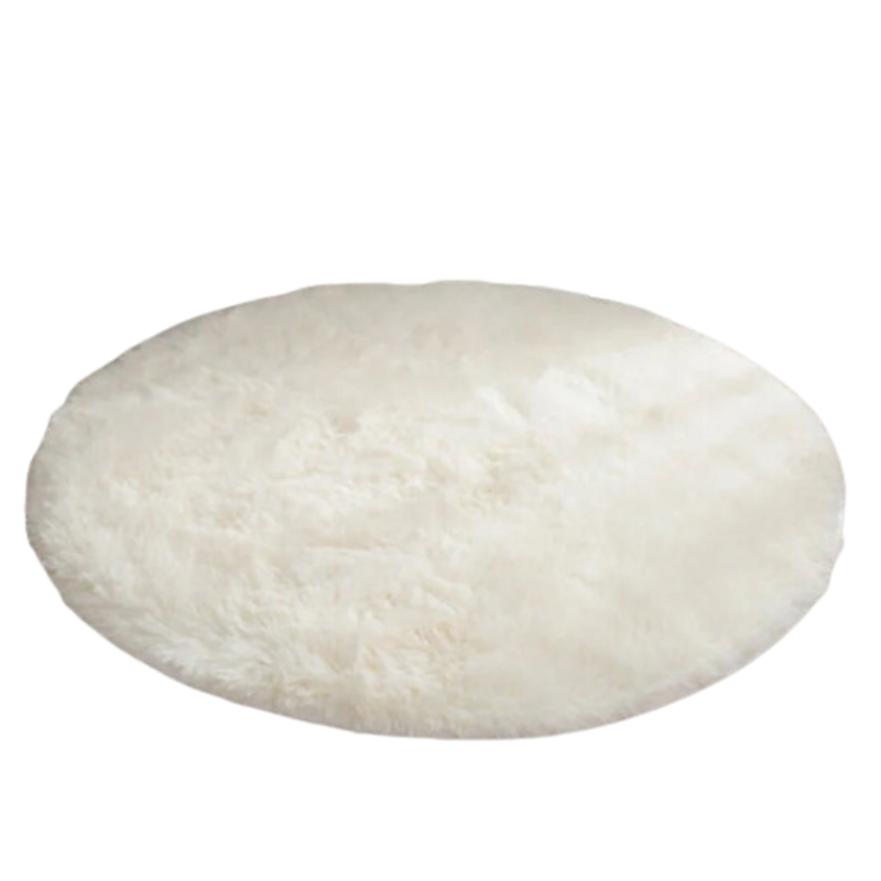 Premium NNEOBA Ultra Soft Plush Round Rug – 100 x 100cm, 5cm Thick