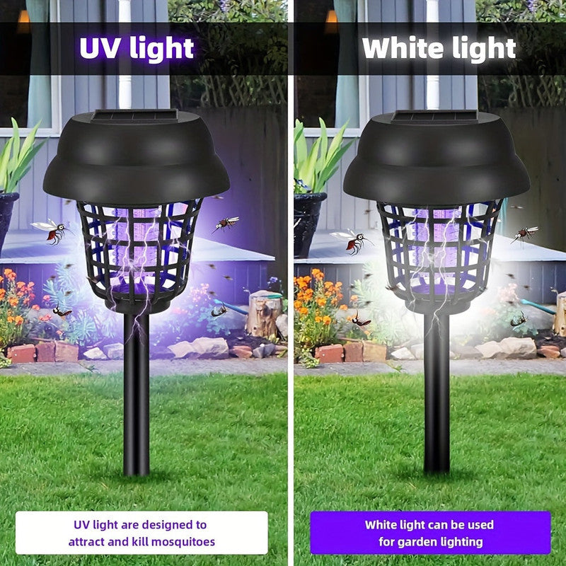 Premium Solar Mosquito Killer Lights Outdoor UV Insect Repellent - 4pcs