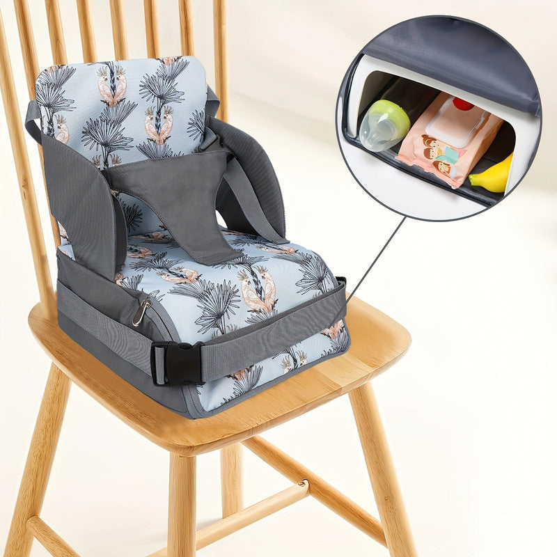 Premium Portable Kids Dining Booster Cushion – Parrot Polyester Seat Raiser