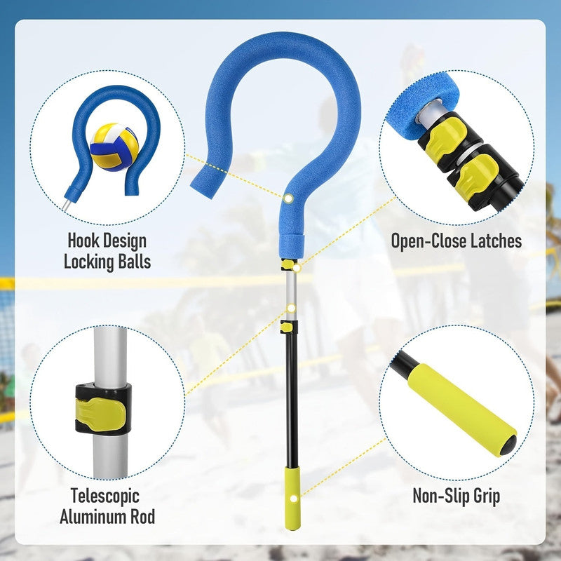 Premium Royal Blue Adjustable Volleyball Setter Training Tool
