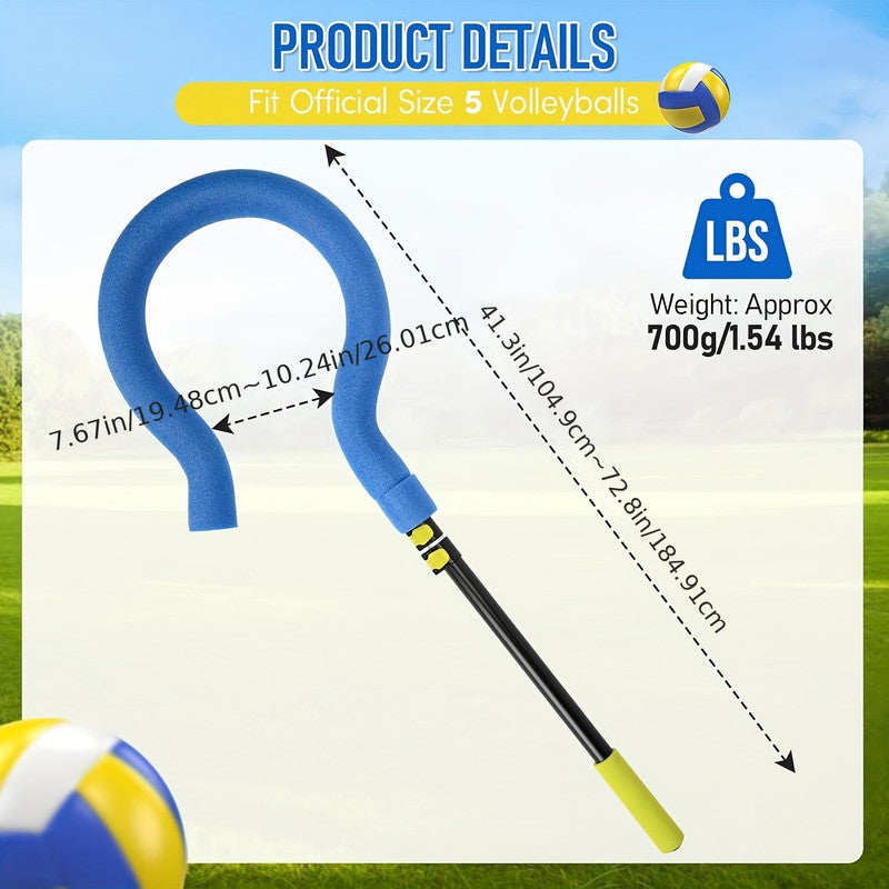 Premium Royal Blue Adjustable Volleyball Setter Training Tool