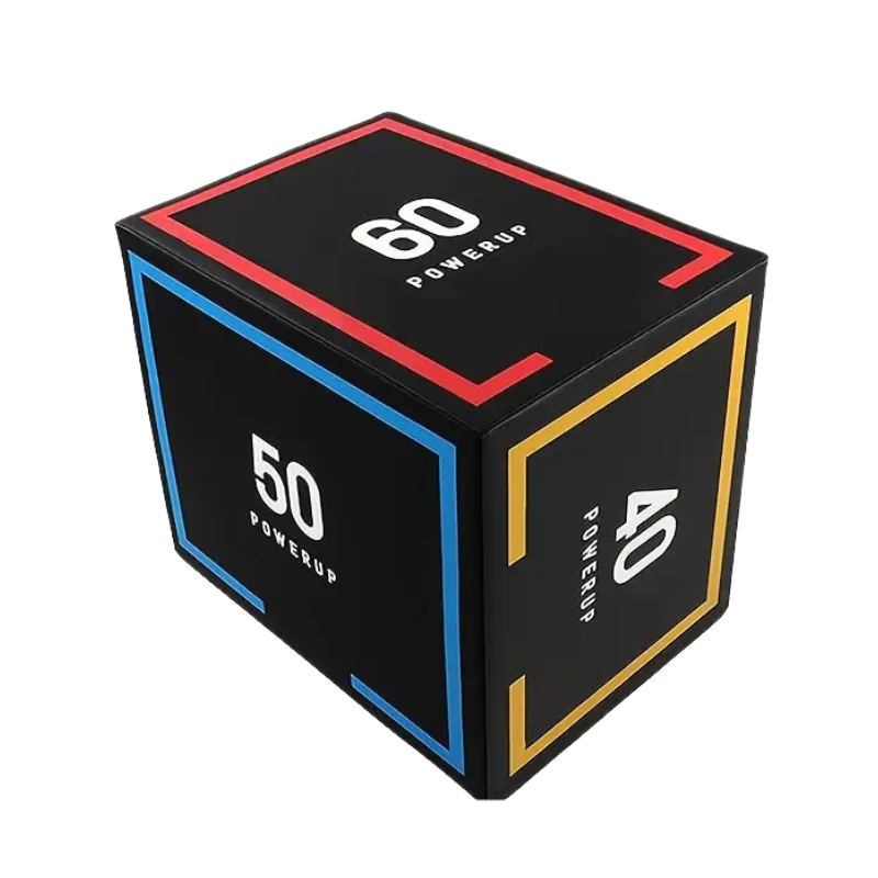 Premium Black Multifunction Jump Training Box with Non-Slip Surface