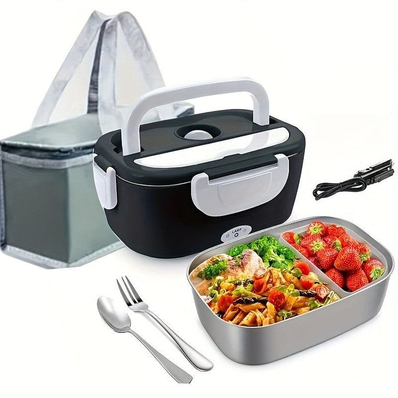 Premium Electric Heated Rice Box Portable Food Warmer with Stainless Steel Liner