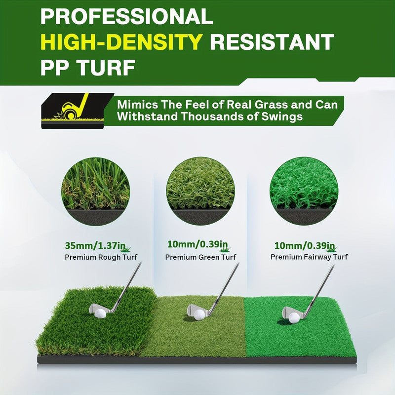Premium Golf Practice Net with Mat and Target - 300 x 200cm