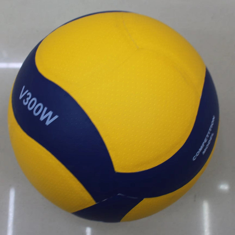 Premium Blue/Yellow Super Fiber Volleyball for Indoor & Outdoor Play